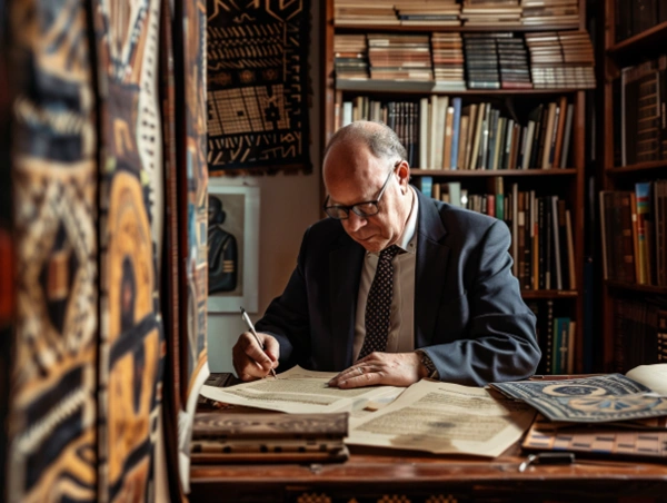 expert analysant des documents